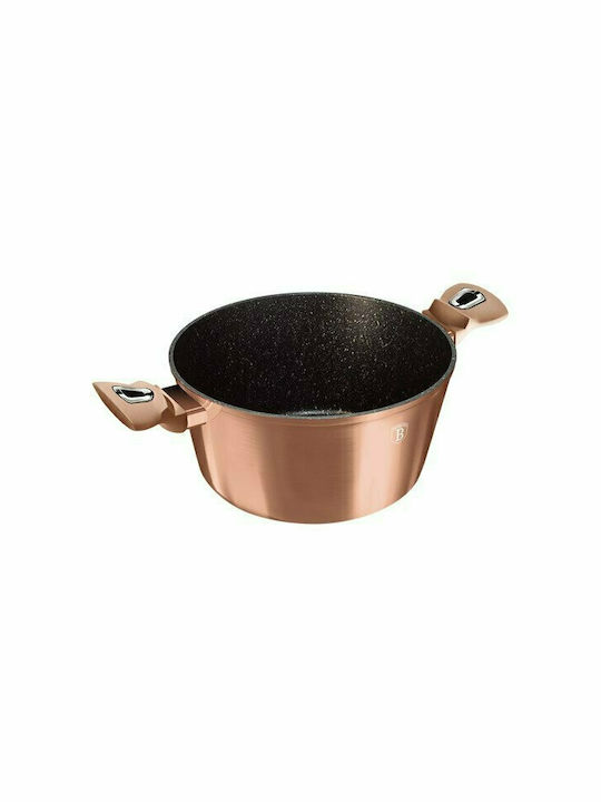Berlinger Haus Metallic Line Deep Pot made of Aluminum 2.5lt / 20cm Rose Gold