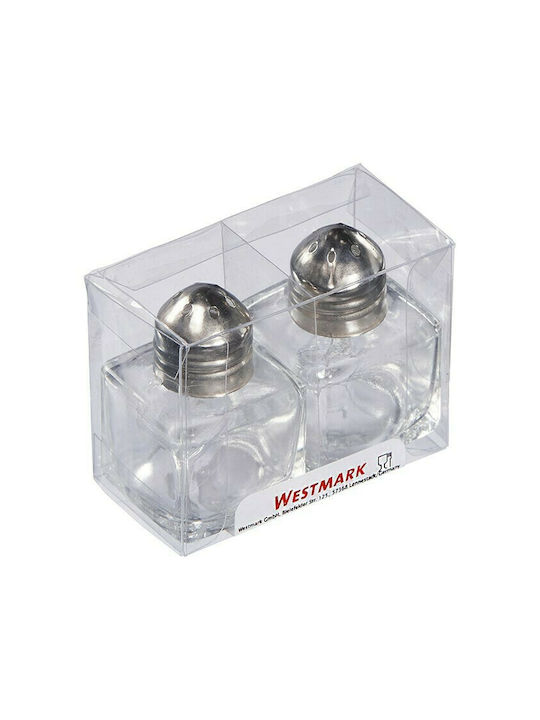 Westmark Salt and Pepper Set Glass 2pcs