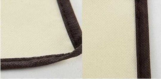 Viosarp Fabric Hanging Storage Case For Suits in Beige Color 60x100cm 1pcs
