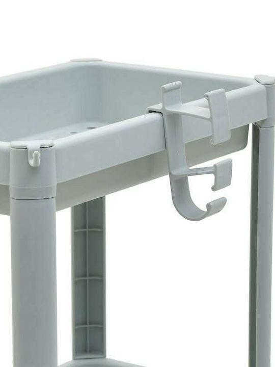 Click Kitchen Rack Plastic 4 Tiers Beige 36x23x100cm