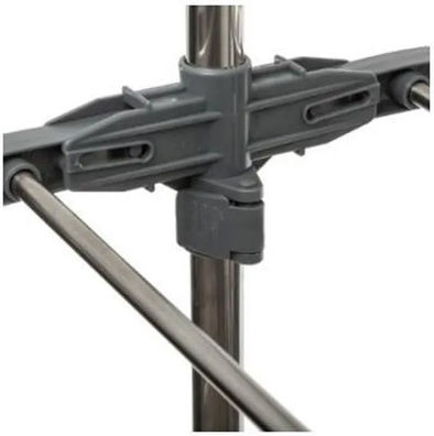 5Five Uscătoare De Rufe Pliabilă De Pardoseală Metalică Cu Roți Cu Lungimea Suportului De Uscare A Hainelor 24m