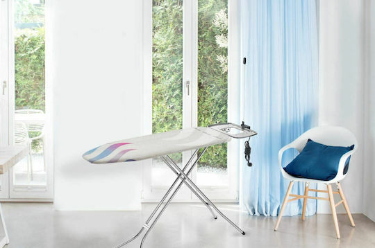 Vileda Vileda Reflect Plus M Bügelbrett Für Dampfbügeleisen Zusammenklappbar Graue 120x38cm