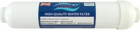 Hydro+ Innenbereich Ersatz-Wasserfilterkartusche für Kühlschrank 20 μm In Line 1Stück