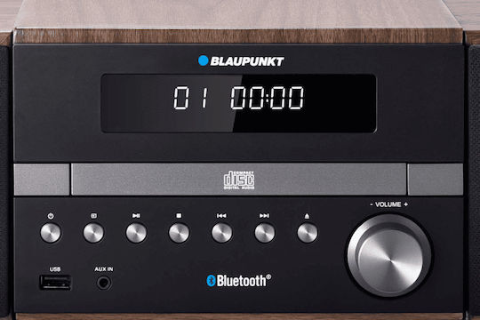 Blaupunkt Озвучителна система 2 BT MS46BT 100W с CD / Цифрови медии Player и Блутут Кафяв