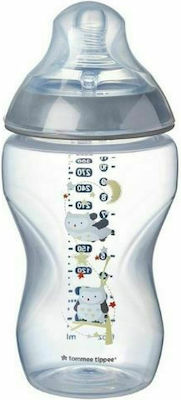 Tommee Tippee Plastic Bottle Closer to Nature Anti-Colic with Silicone Nipple for 3+ months Ollie The Owl 340ml 1pcs