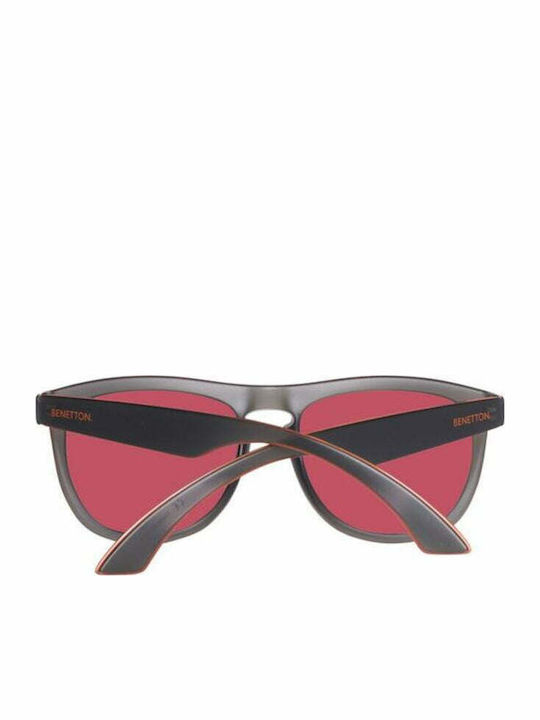 Benetton Herren Sonnenbrille mit Schwarz Kunststoff Gestell BE993S 02
