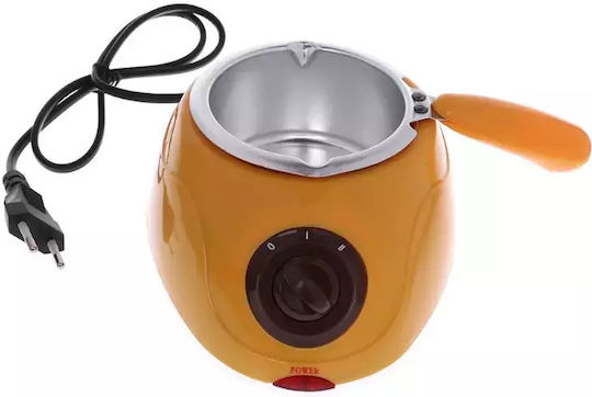 Vas pentru Fondue Electric 2 Persoane Galben 25W 19x14.5x10buc
