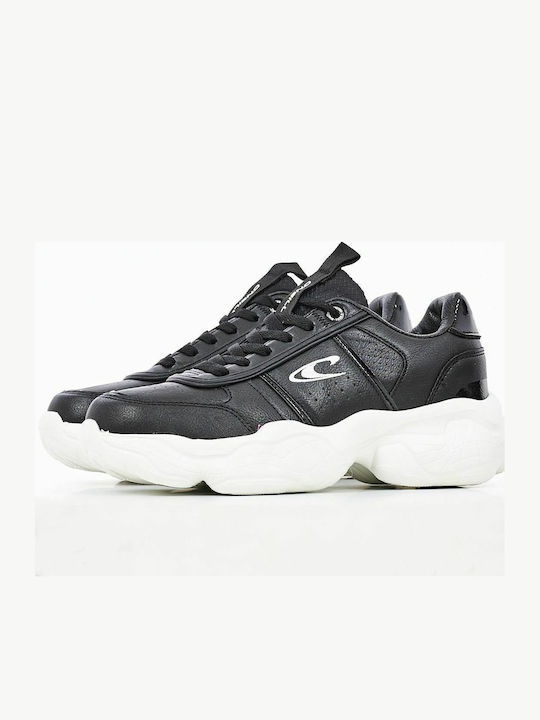 Liv Γυναικεία Chunky Sneakers Μαύρα