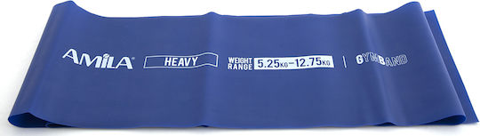 AMILA Elastic Gym Band Hard Blue 2.5m