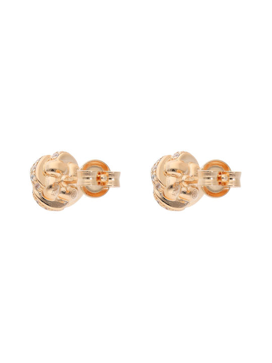 Emporio Armani Earrings made of Silver Gold Plated with Stones