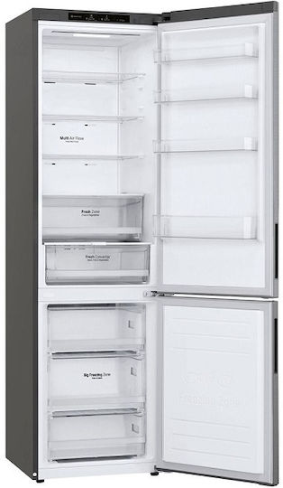LG Kühl-Gefrierkombination 384Es Total NoFrost H203xB59.5xT67.5cm. Inox GBP62PZNBC