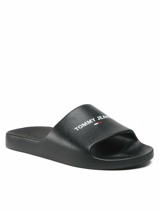 Tommy Hilfiger Essential Pool Women's Slides Black