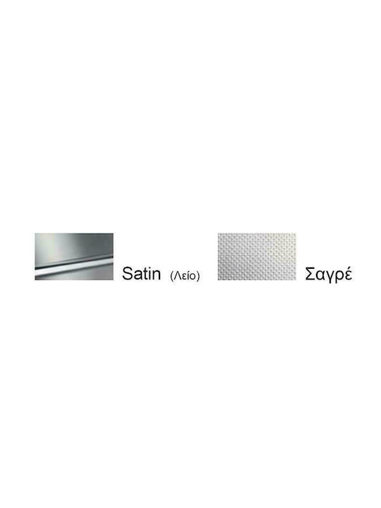 Apell Linear 8580 8580-110 Drop-In Chiuvetă Inox Satinat L79xW50cm Argintiu