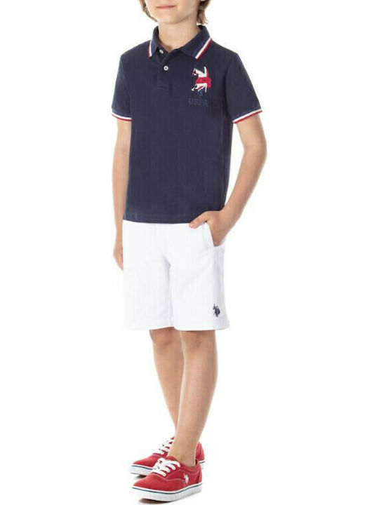Kinderpolo Kurzarm Marineblau