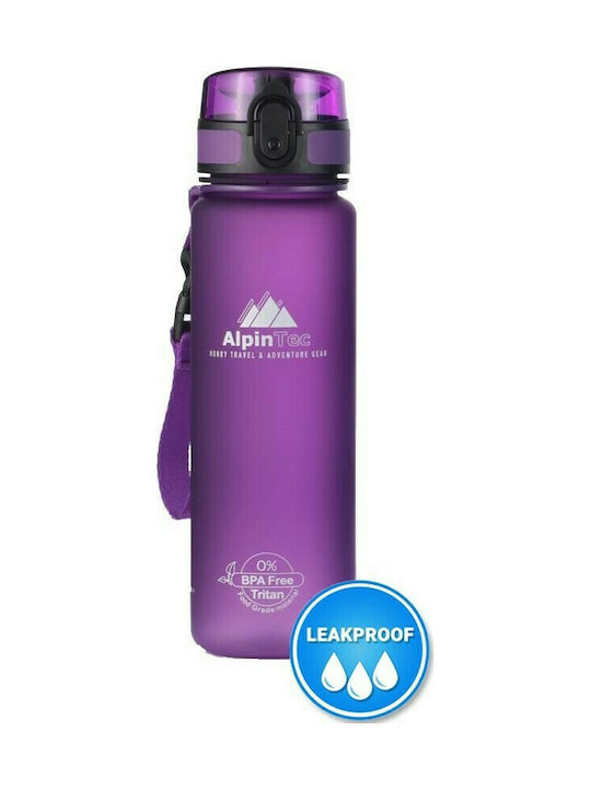 AlpinPro S-500 Plastic Water Bottle 500ml Purple