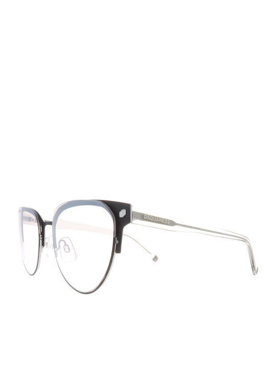 Dsquared2 Sonnenbrillen mit Schwarz Rahmen und Gray Linse DQ0316 16C