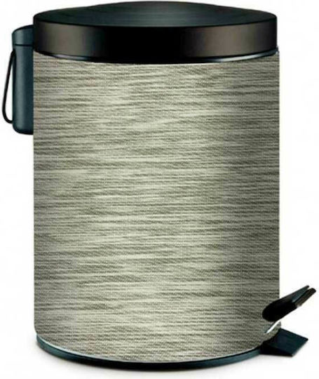 Marva 812012 Metalic Perie pentru coșul de gunoi din baie Închidere lentă 5lt Gri Marva 812012 Metalic Perie pentru coșul de gunoi din baie Închidere lentă 5lt Gri