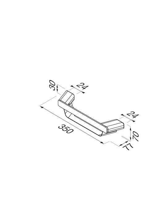 Geesa Wandmontiert Schwamm-Halter Metallisch Schwarz