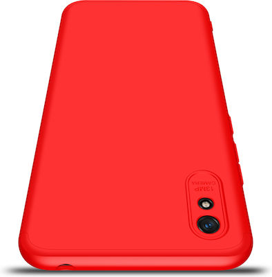 GKK 360 Full Cover Σιλικόνης Κόκκινο (Redmi 9A)