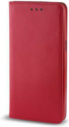 Smart Magnet Book Δερματίνης Κόκκινο (Huawei P30 Lite)