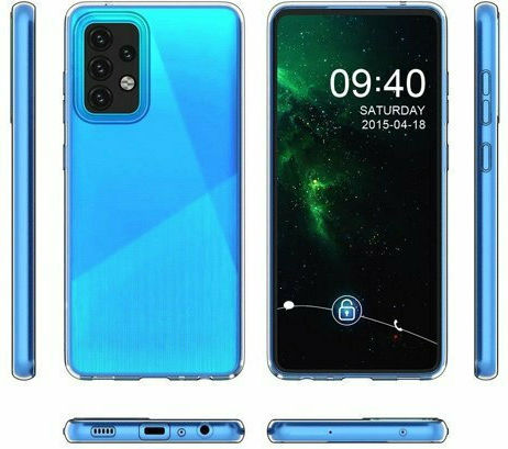 Hurtel Ultra Clear Back Cover Silicon 0.5mm Transparent (Galaxy A32 4G -> Galaxy A32 4G)