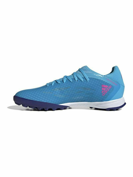 Adidas X Speedflow.3 TF Χαμηλά Ποδοσφαιρικά Παπούτσια με Σχάρα Μπλε