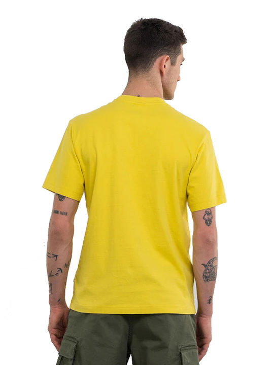 Franklin & Marshall Men's Short Sleeve T-shirt Yellow