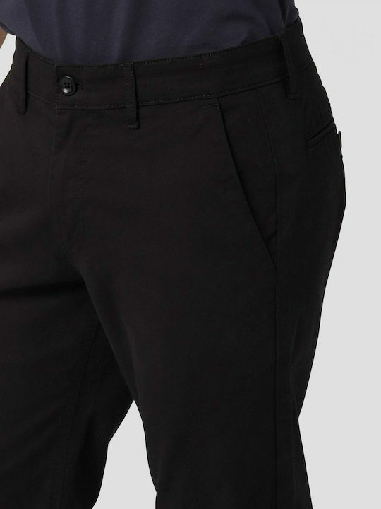 Pirro 16-200072 Παντελόνι Chino Ελαστικό σε Skinny Εφαρμογή Μαύρο.