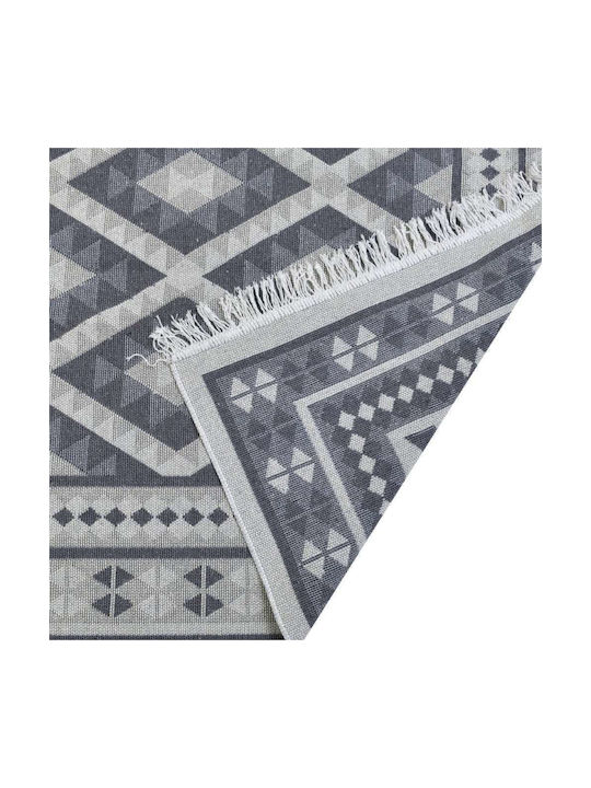 Click Rug Rectangular Gray