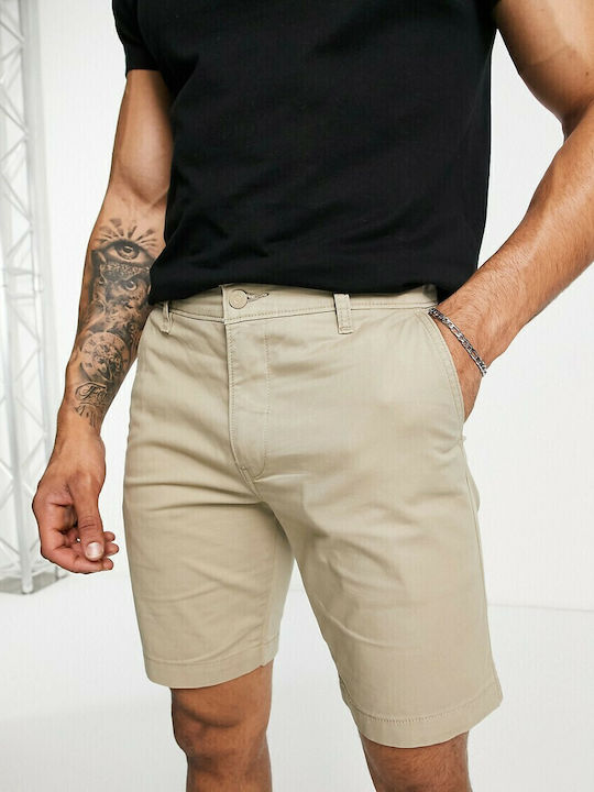 Herrenshorts Chino Beige