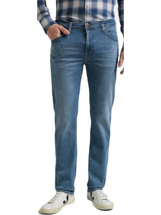 Daren Zip Fly Ανδρικό Παντελόνι Τζιν Ελαστικό με Regular Straight Εφαρμογή Μπλε