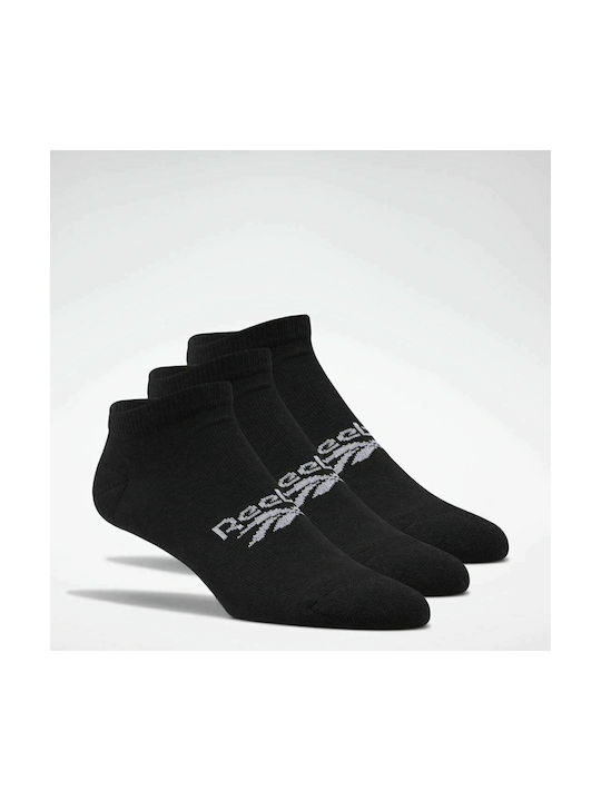 Reebok Classics Foundation Athletic Socks Black 3 Pairs