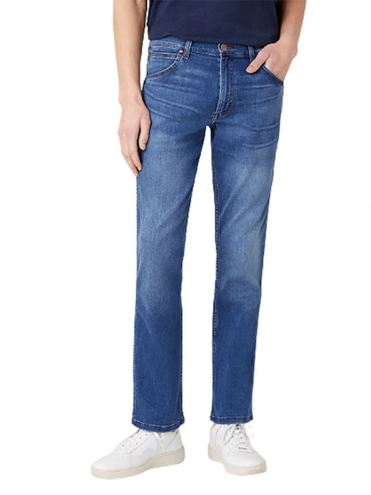 Greensboro Men's Jeans Pants Elastic with Regular Straight Fit Blue