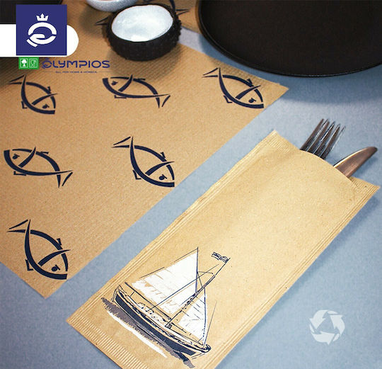 PaperQ PaperQ Servet individual Bej 30x40cm 2500buc