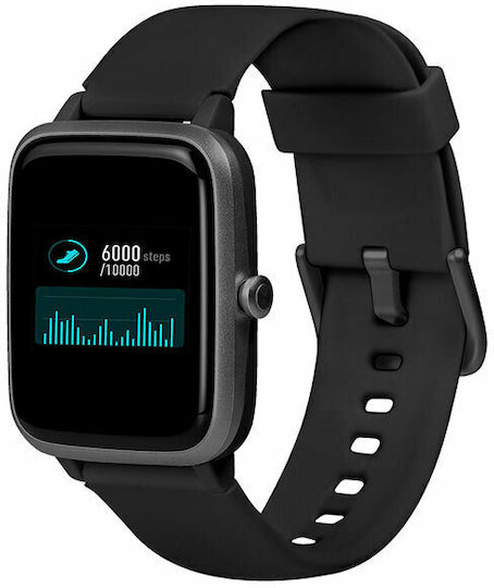Q&Q Citrea Smartwatch mit Pulsmesser (Schwarz)