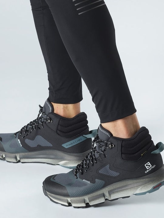 Salomon Predict Hike Mid GTX Ανδρικά Ορειβατικά Μποτάκια Αδιάβροχα με Μεμβράνη Gore-Tex Ebony / Black / Stormy Weather