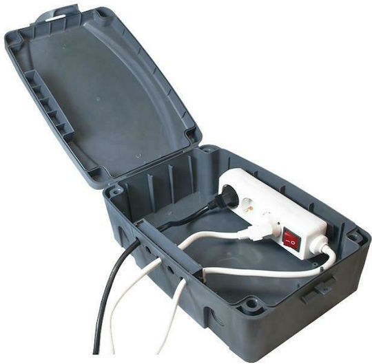LogiLink Surface Mounted Electrical Box IP54 in Gray Color