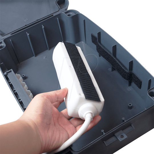 LogiLink Surface Mounted Electrical Box IP54 in Gray Color