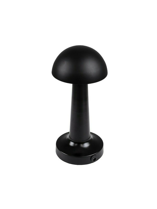 GloboStar Coco Metal Table Lamp LED with Black Shade and Base
