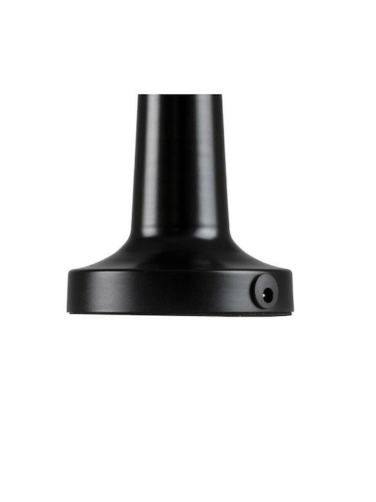 GloboStar Coco Metal Table Lamp LED with Black Shade and Base
