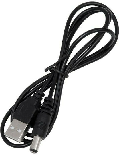 GloboStar Molly Metal Table Lamp for GU10 Fitting with Black Shade and Base