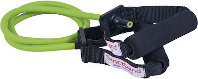 Sanctband Gymtube Resistance Band Moderate with Handles Green