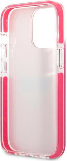 Karl Lagerfeld Choupette Head Back Cover Plastic / Silicon Fuchsia (iPhone 13 Pro)
