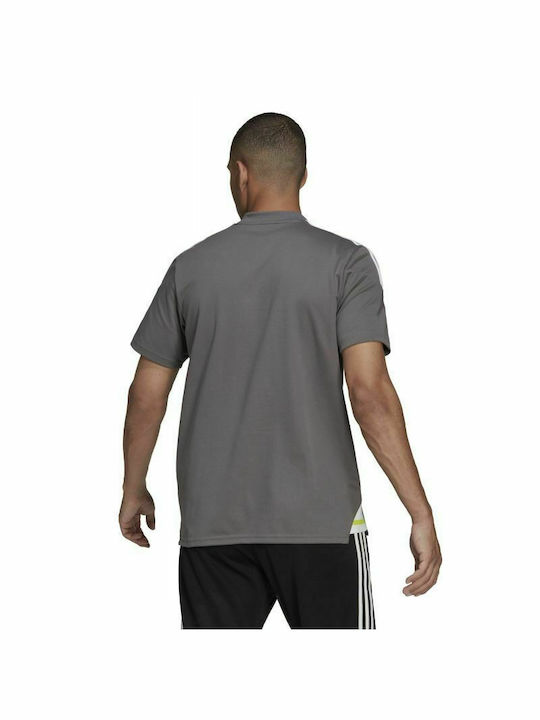 Adidas Condivo 22 Men's Athletic T-shirt Short Sleeve Gray