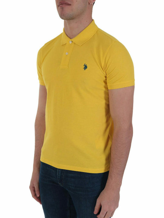 King Polo T-shirt Κίτρινο