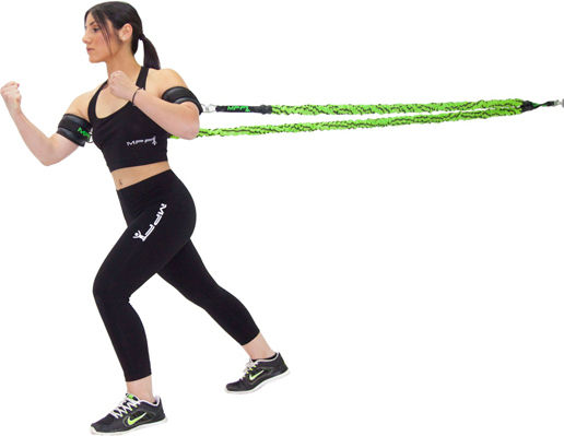 MPF Lastix 1 Tubular Elastic Bands Set 2pcs Green 1.3m