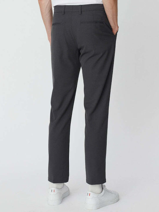 Les Deux Men's Trousers Elastic in Regular Fit Gray