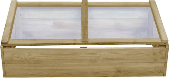 vidaXL 3055329 Σπορείο με Ξύλινο Σκελετό 1x0.5x0.35m