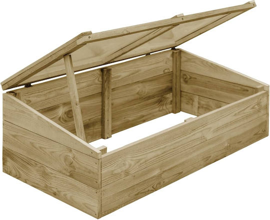 vidaXL 3055329 Σπορείο με Ξύλινο Σκελετό 1x0.5x0.35m