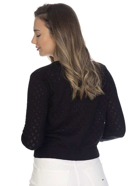 Jachetă bolero -100% bumbac organic-6008Z Negru